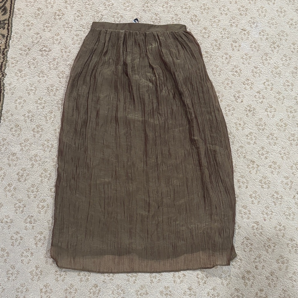 Zara Brown Maxi Skirt